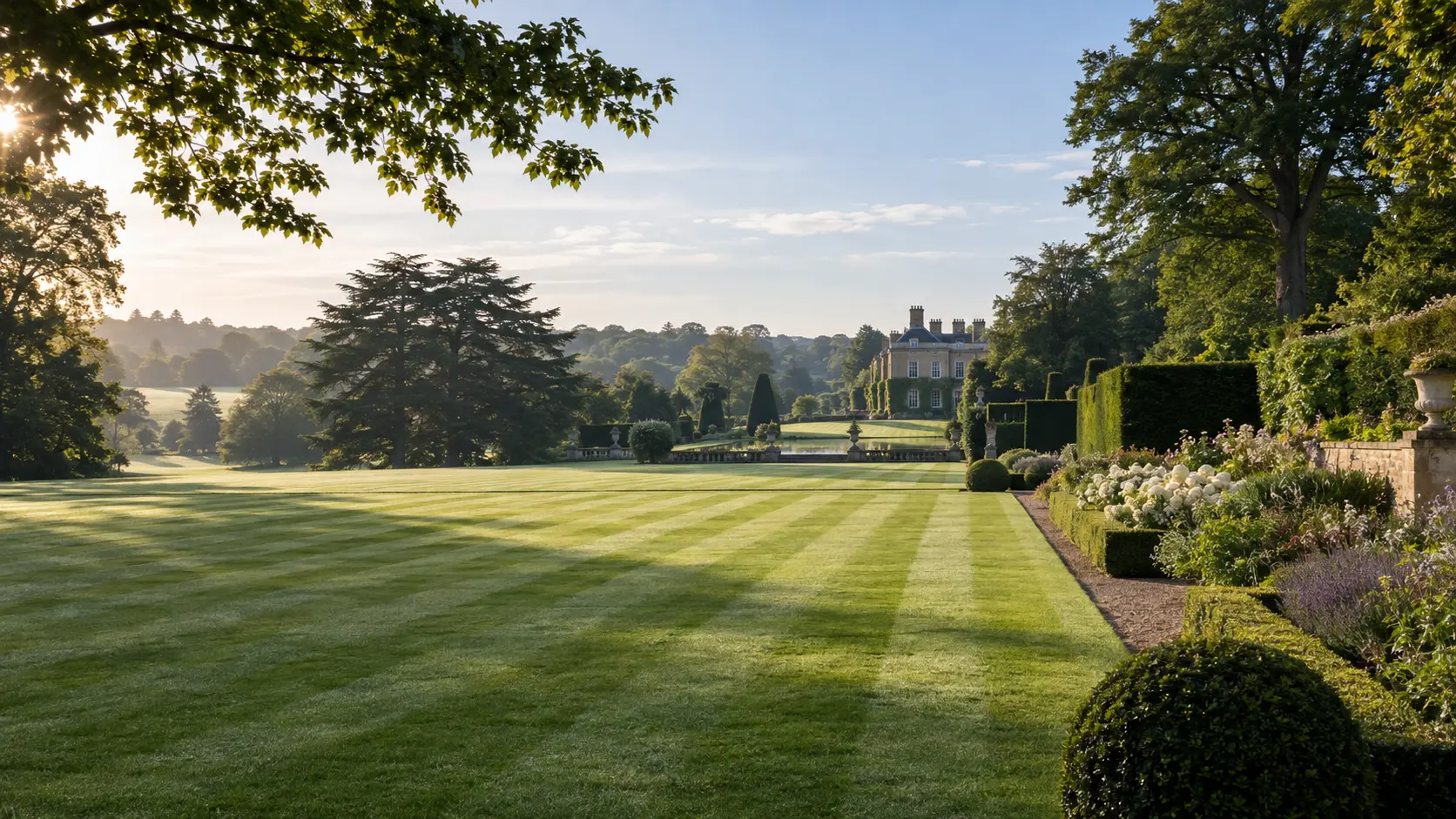 Immaculately maintained private estate grounds
